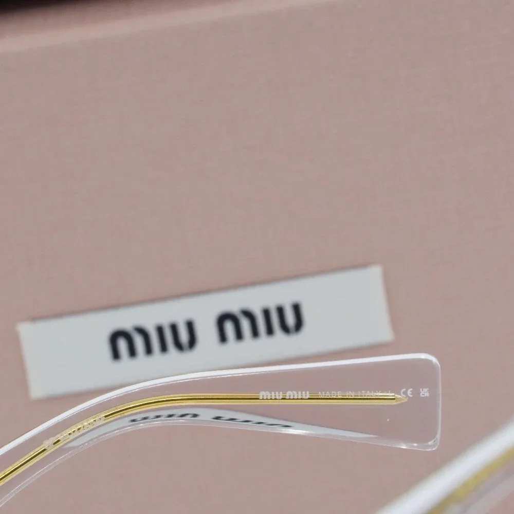 Miu Miu MU04UV 2AZ1O1 Square Eyeglasses 52mm - Crystal
